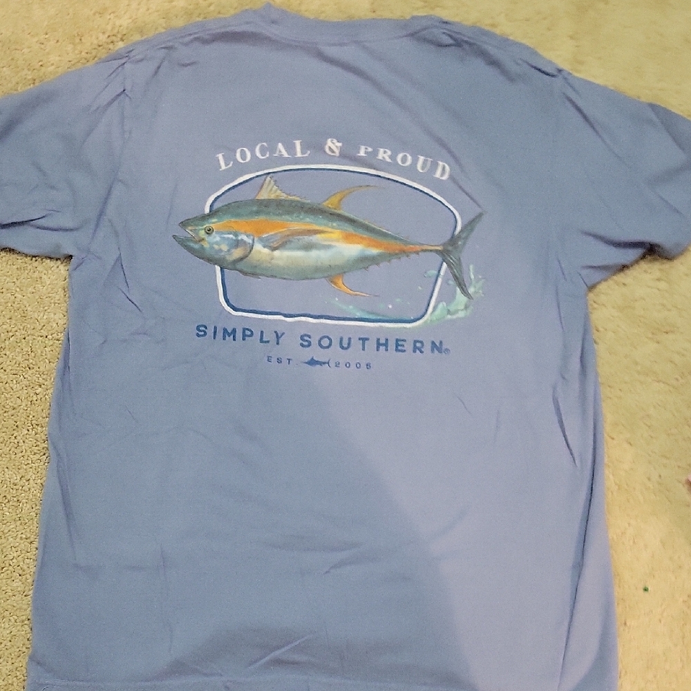 Large Simply Southern Blue Graphic T-Shirt